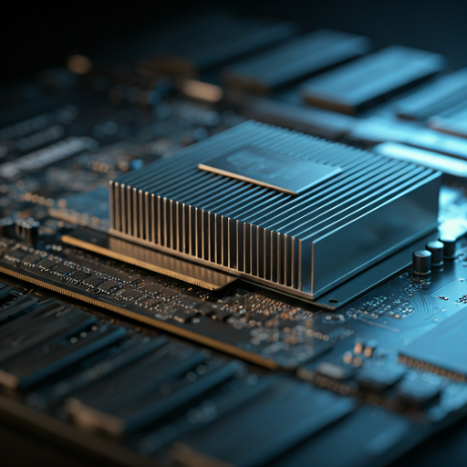 GPU and components close up